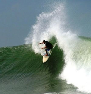 Surfing in El Salvador