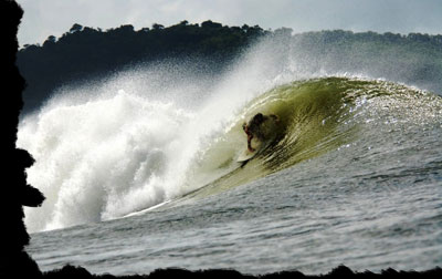 Surfing in Central America